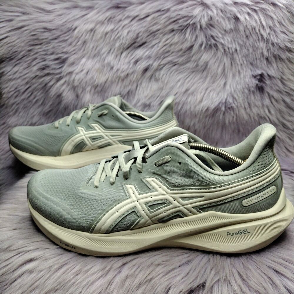 Asics GT-2000 13 Track Club Running Sneaker Shoes Mens Size 11.5 Grey Cream